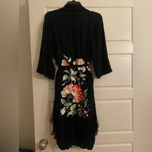 Trashy diva floral kimono robe